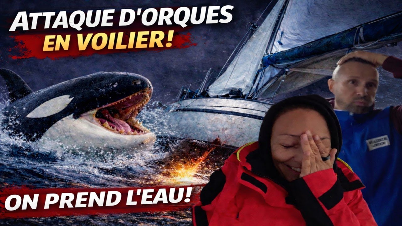 ON PREND L&rsquo;EAU 😱 : attaque d&rsquo;orques en voilier