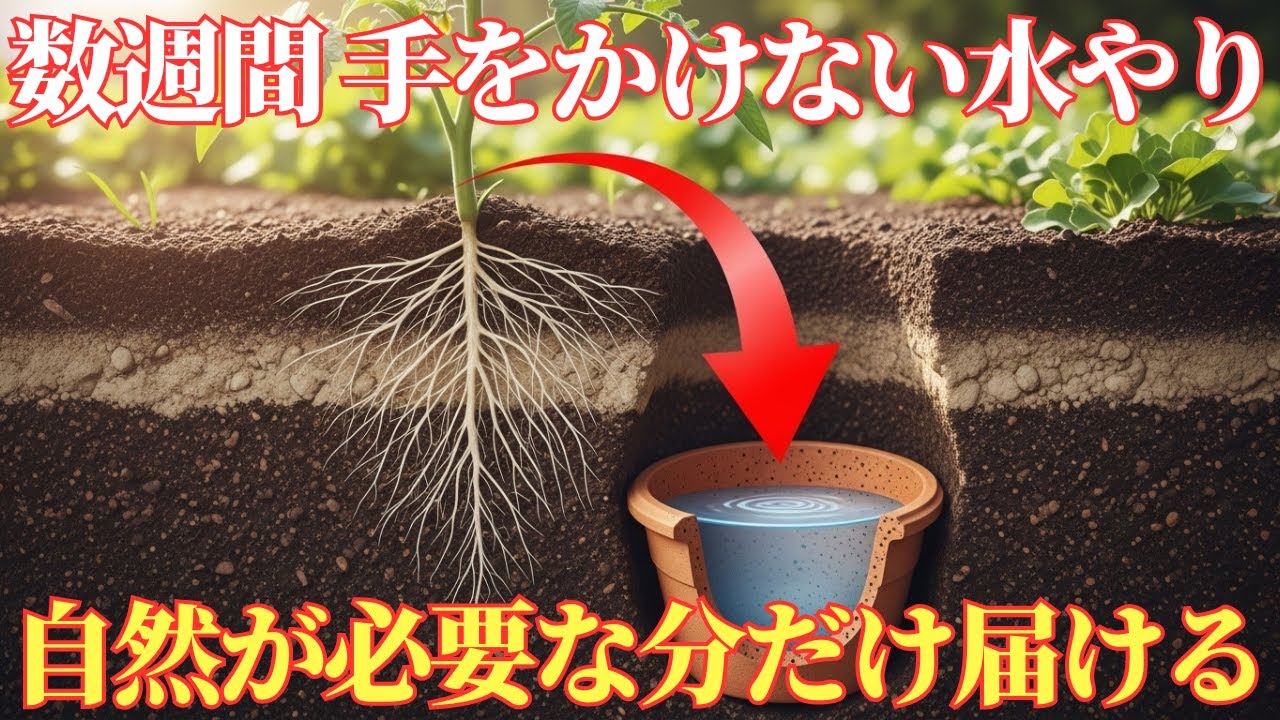毎日水をやらなくても育つ理由古代の知恵が教える 自然に任せる灌漑の仕組み