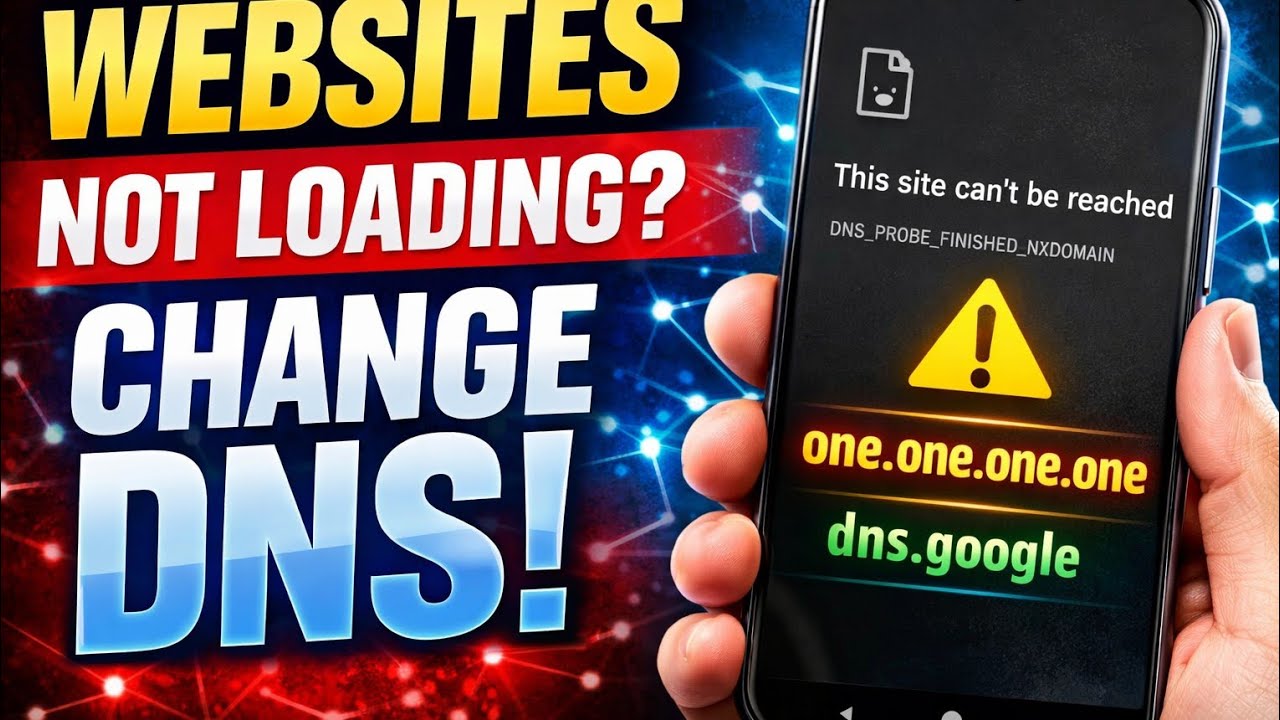 Change This DNS If Websites Won’t Load (Android Fix)