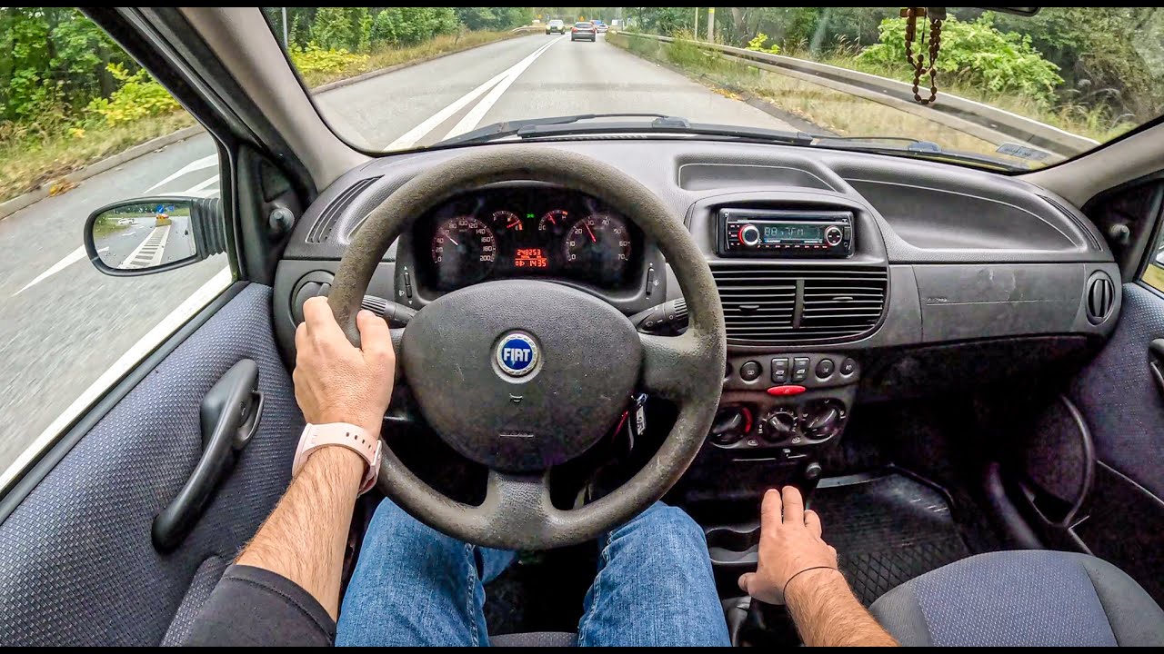 2004 Fiat Punto II [1.2 I 60HP]|0-100| POV Test Drive #2182 Joe Black