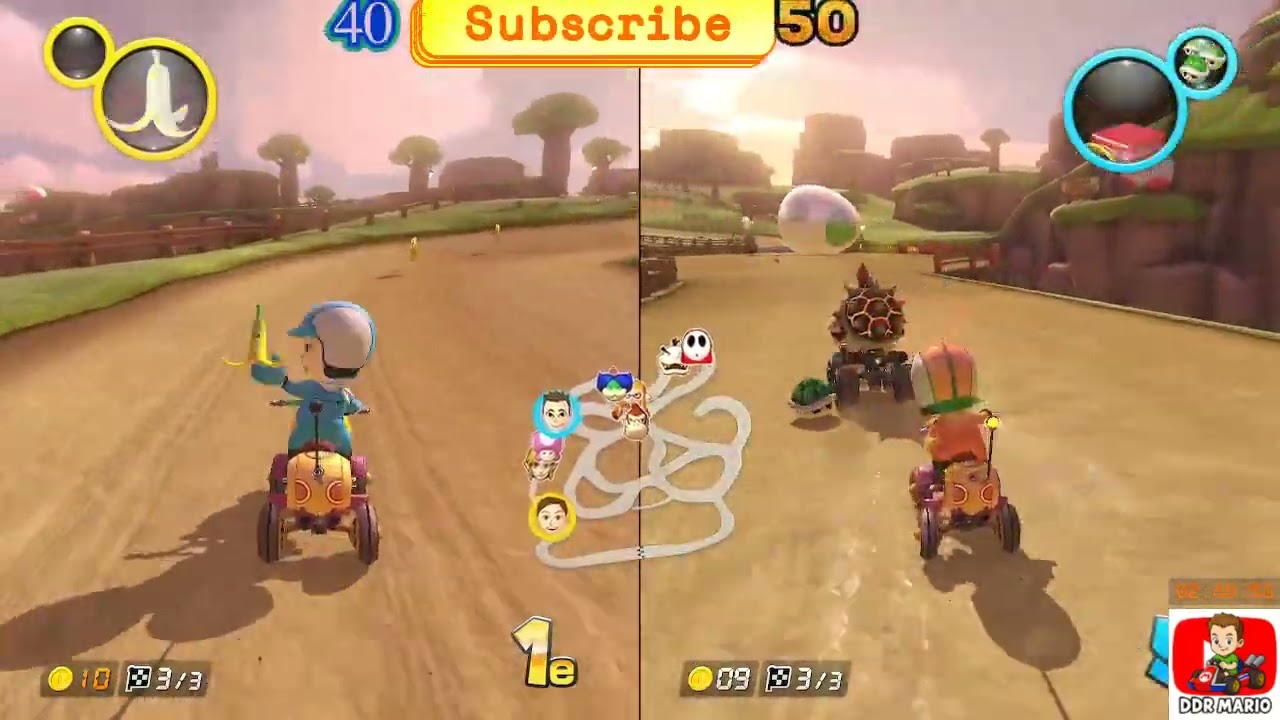 Mario kart deluxe | 5#  race 40 tm 50