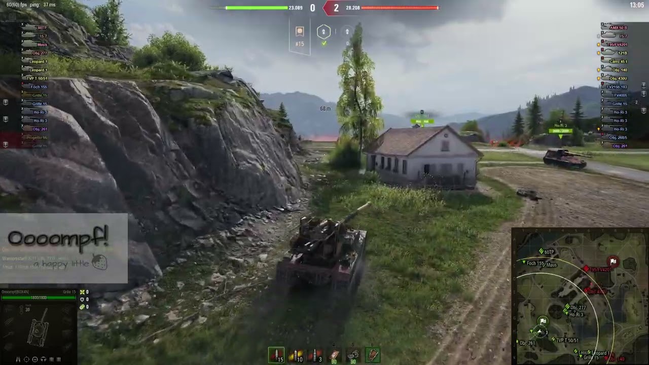 Grille 15 - Outpost - 4.5 k DMG - how fast can a Team melt?