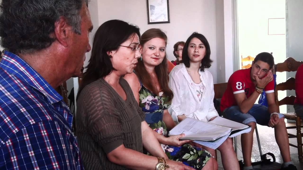 Clase de canto, peña flamenca de Huelva