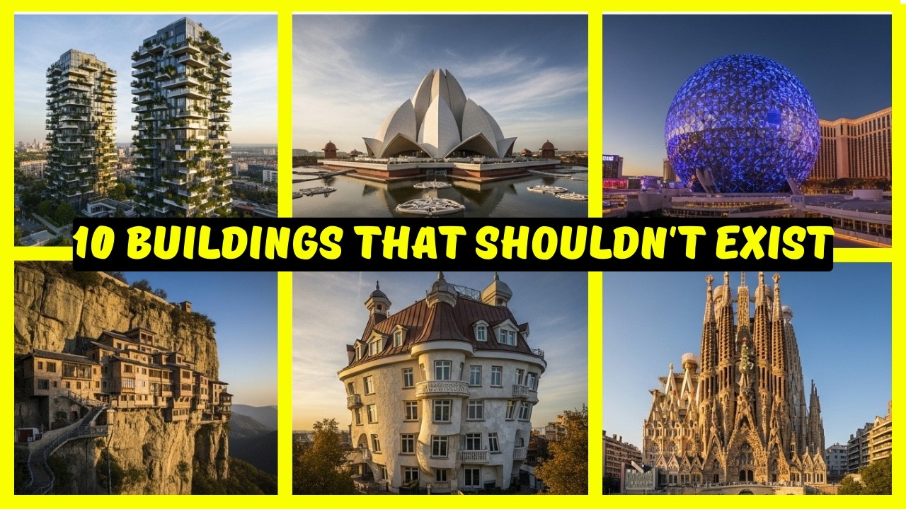 10 buildings that shouldn't exist—but they're real 😱