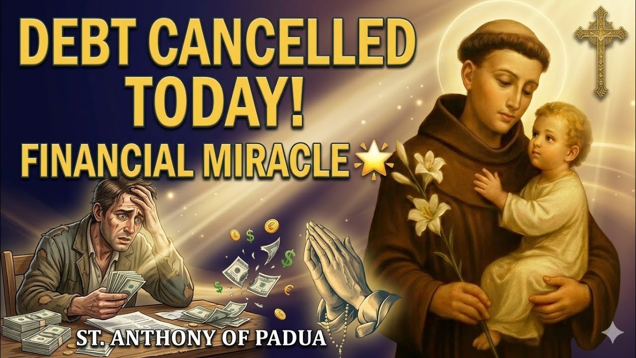 🙏💫POWERFUL SATURDAY PRAYER TO SAINT ANTHONY FOR DEBT CANCELLATION & FINANCIAL MIRACLES💫🙏
