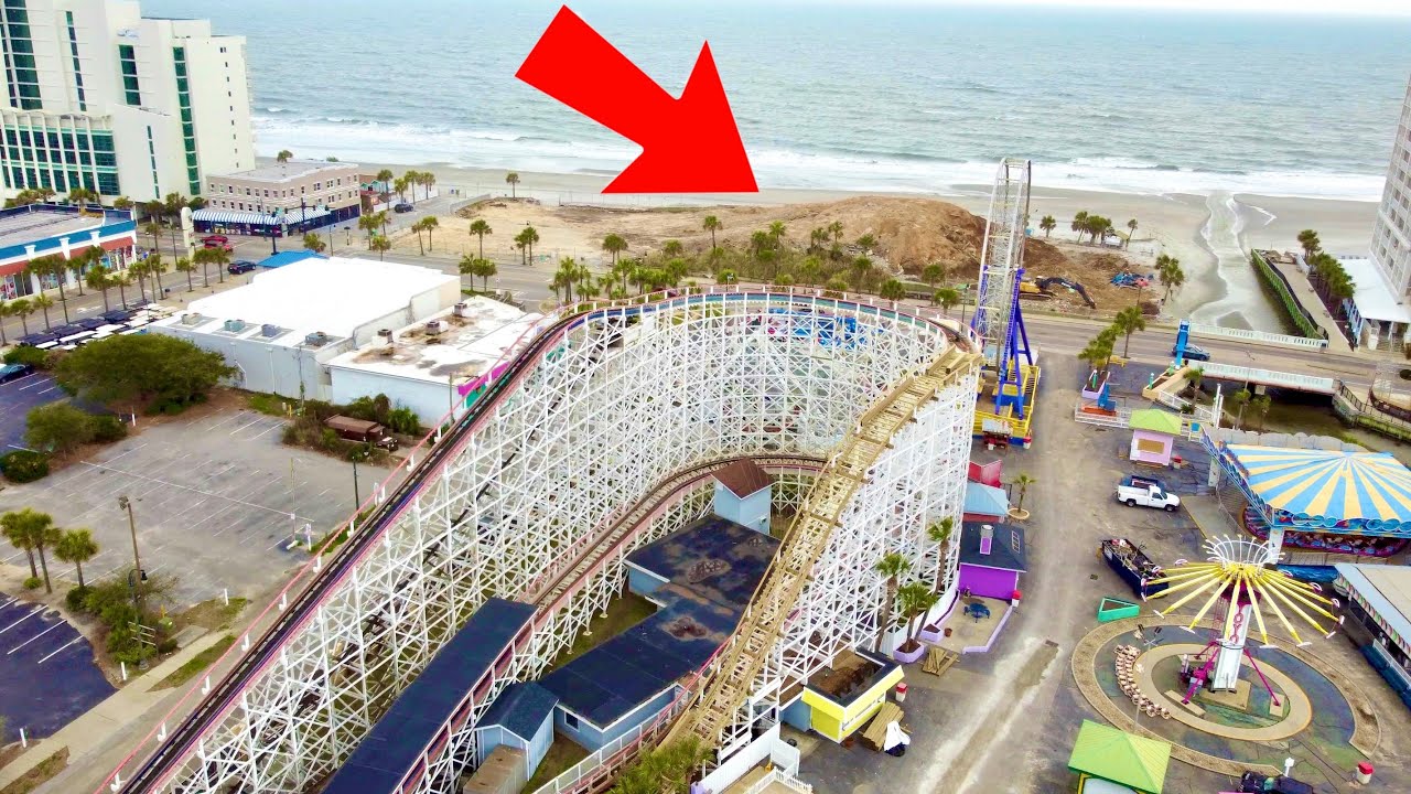 Family Kingdom’s Demolished ‘Splashes’ Oceanfront Water Park | Then and Now | Myrtle Beach