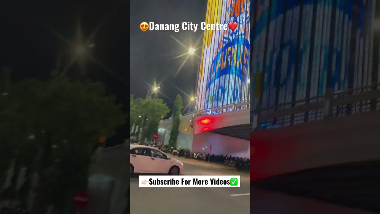 Danang City Centre In Night| Vietnam Budget travel| #danangcity #vietnamtrip