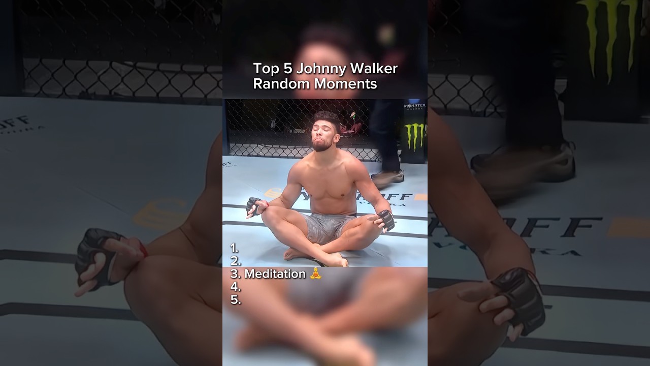 Top 5 Funniest Johnny Walker Moments 😭 #combatsport #ufc #top5 #johnnywalker