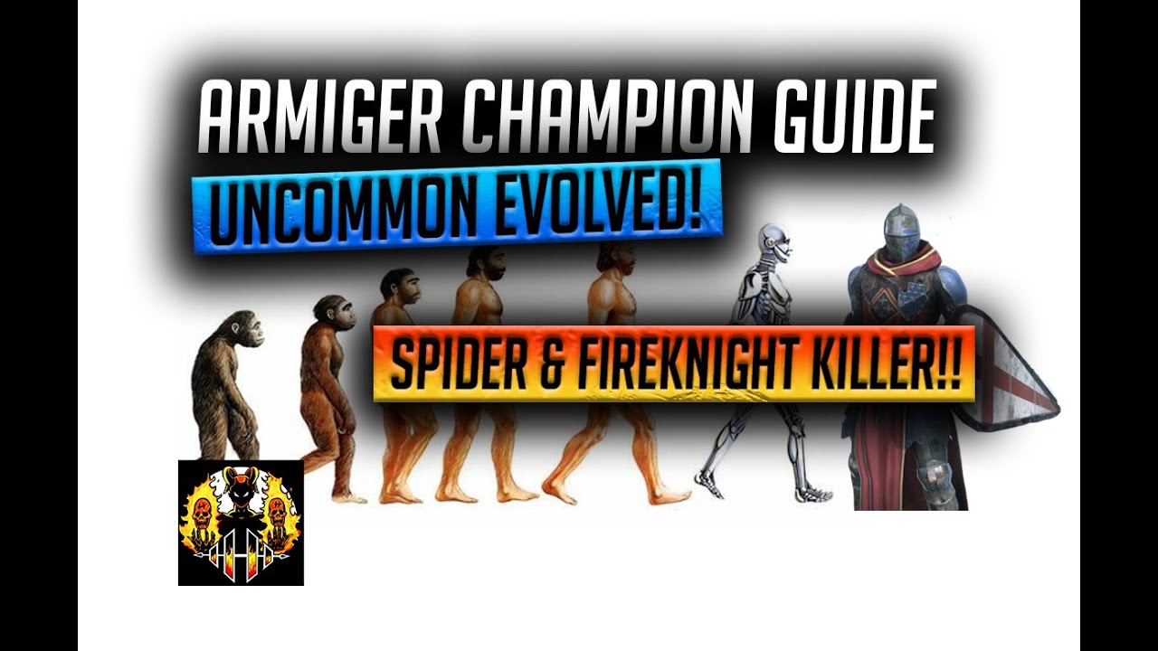 RAID: Shadow Legends | ARMIGER CHAMPION GUIDE | IS HE AN UNCOMMON OR A LEGENDARY? YOU DECIDE!