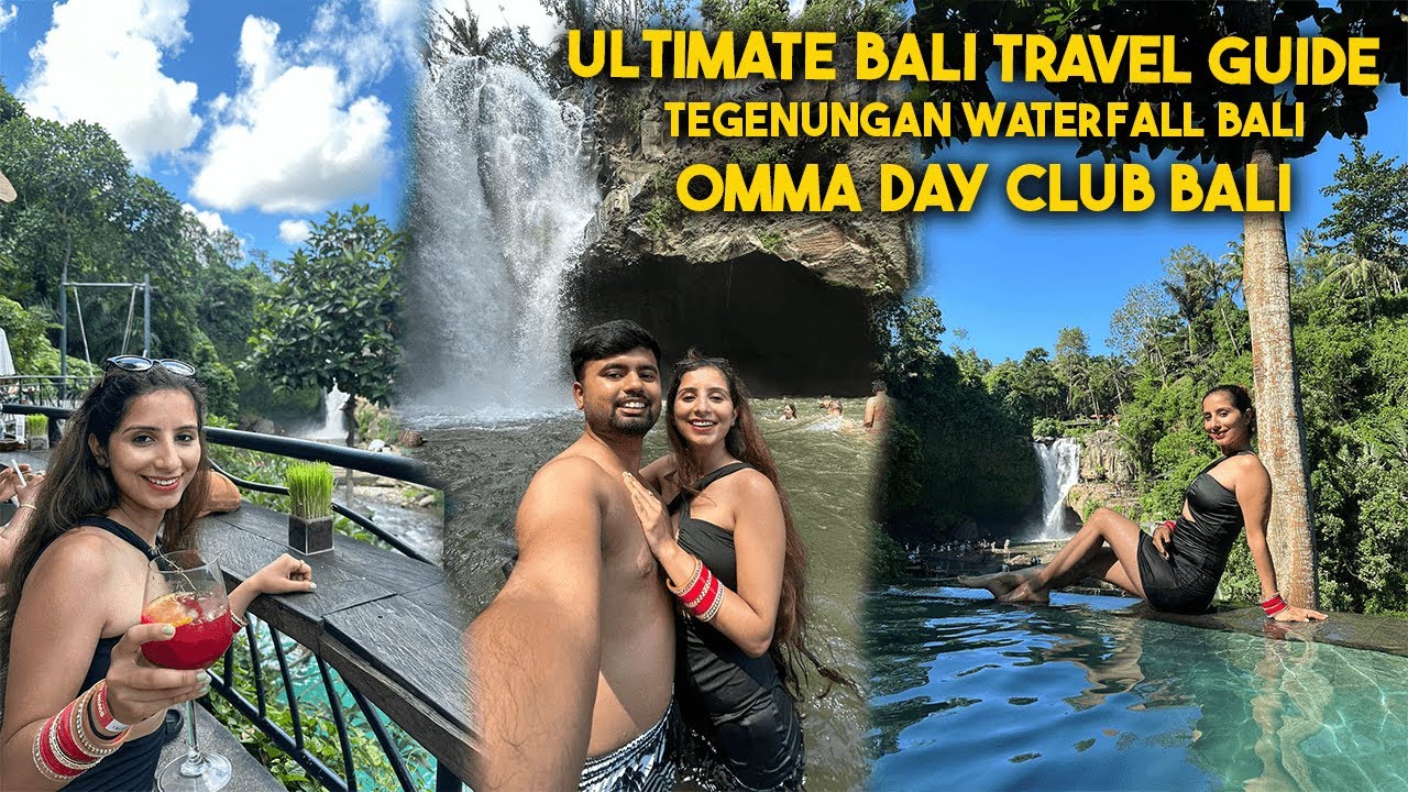 Must VisitTegenungan Waterfall Bali 😍| 6 Million Spent Omma Day Club Bali | Things To Do In Bali
