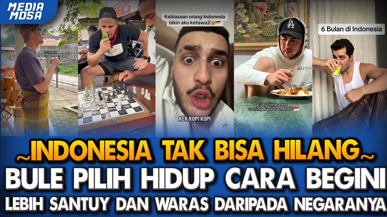 BULE PULANG KE NEGARANYA, TAPI KELAKUANNYA MASIH INDONESIA BANGET‼️ SAMPAI ORANG SANA IKUT HERAN!