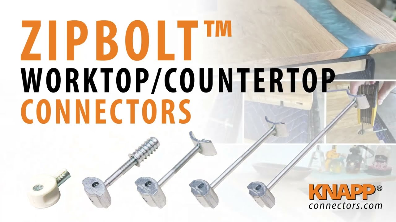 How to build an Epoxy Bar Top with Hidden ZIPBOLT™️ mini 100 Worktop Connectors