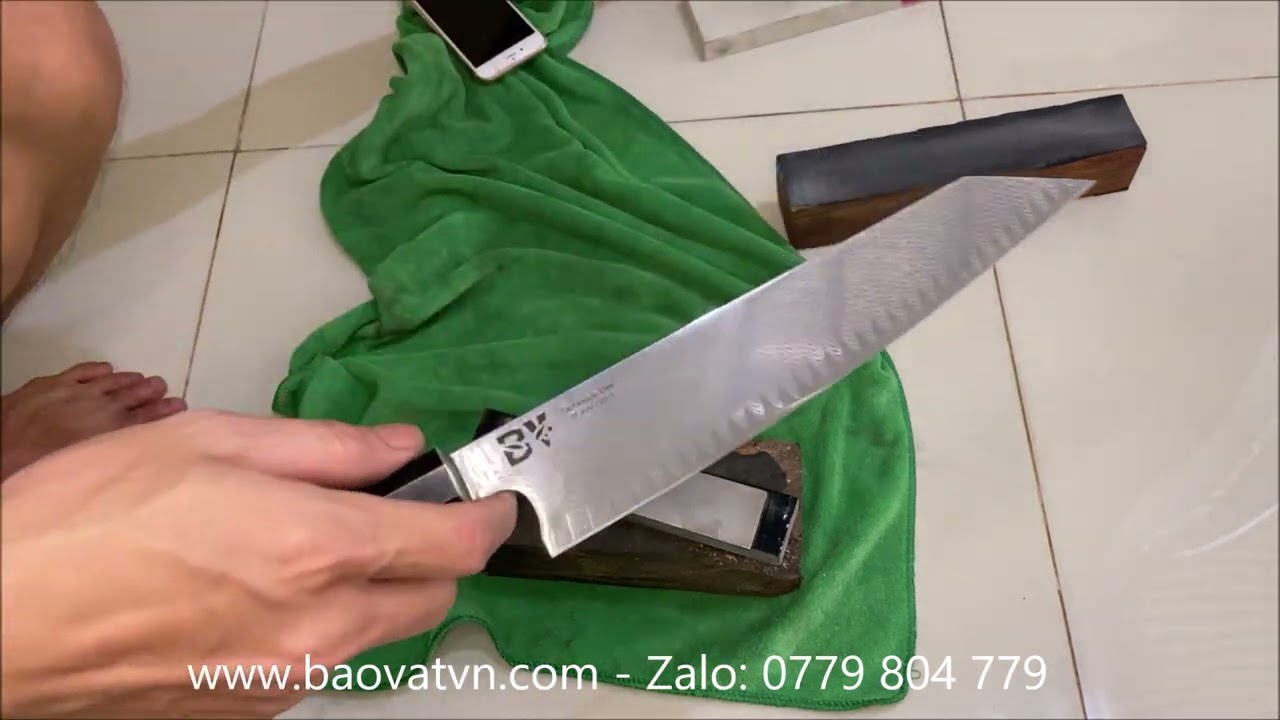 Hướng dẫn mài dao cao cấp với đá kim cương