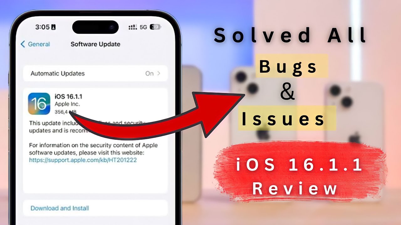 ios 16.1.1 Review - All Fixes & Bug Issues Resolved