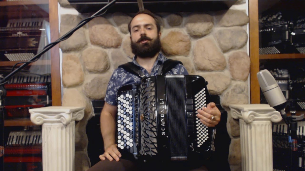 How to Play Chromatic Button Accordion B System (Bayan) - Lesson 1 - Major Scales C, Eb, Gb, A