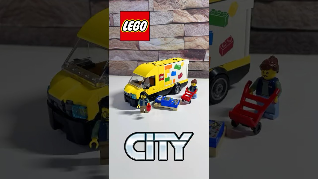 LEGO City 60500 The LEGO Van Extra Speed Build  #lego #speedbuild