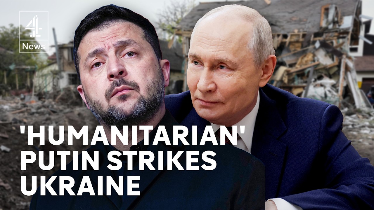 &lsquo;Humanitarian&rsquo; Putin bombards Ukraine overnight with drones and missiles, Zelenskyy says