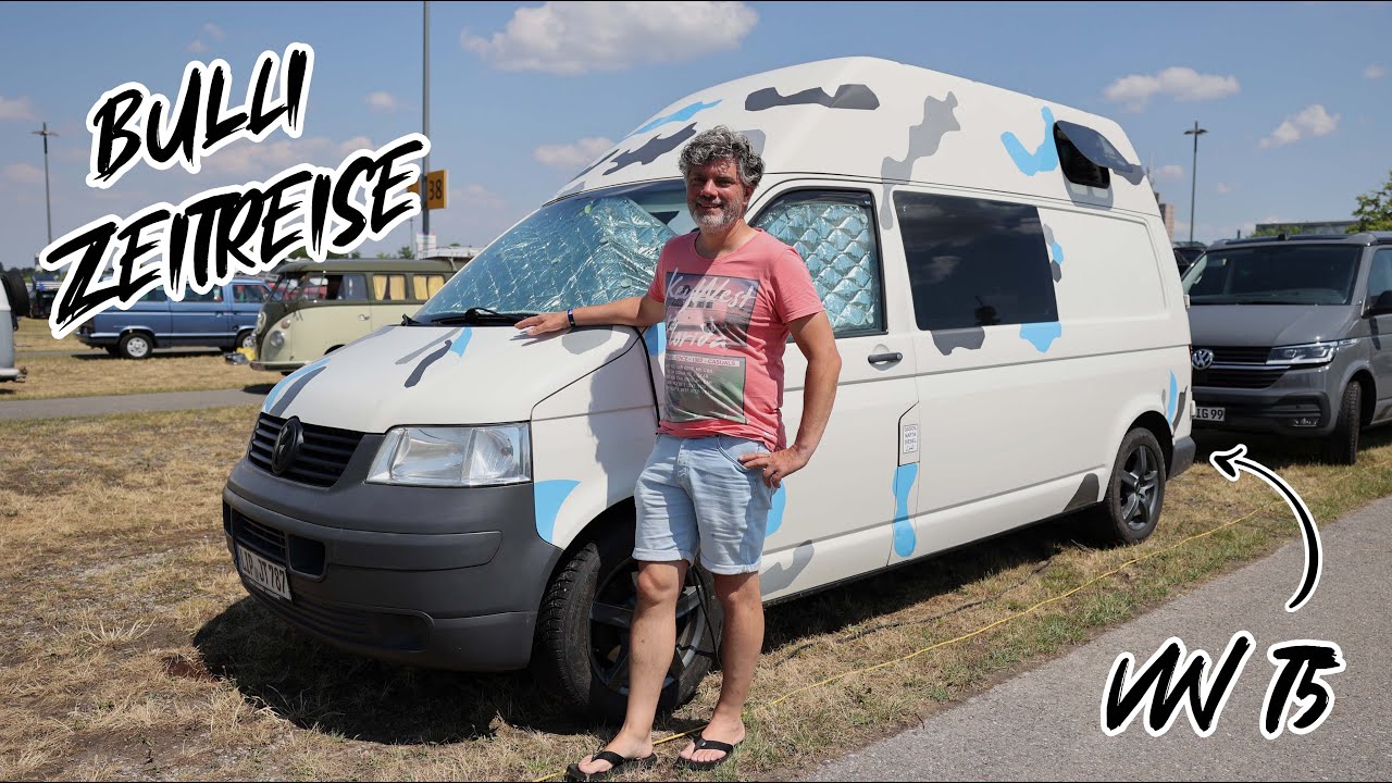 Bulli Zeitreise! VW T5 Hochdach mit 4 Schlaf und 4 Sitzplätzen! 🚐 Roomtour