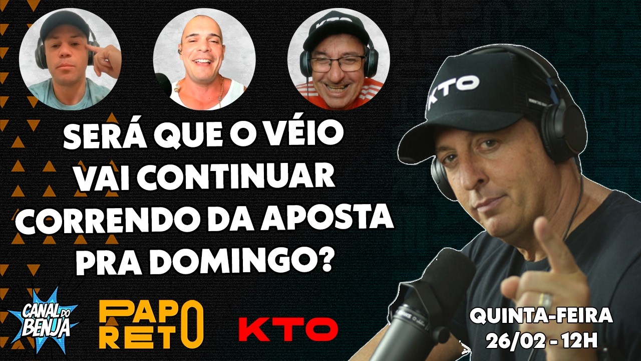 Papo Reto com Benja, Gladiador, Mano e Véio - ep. 539 - 26/02/2026