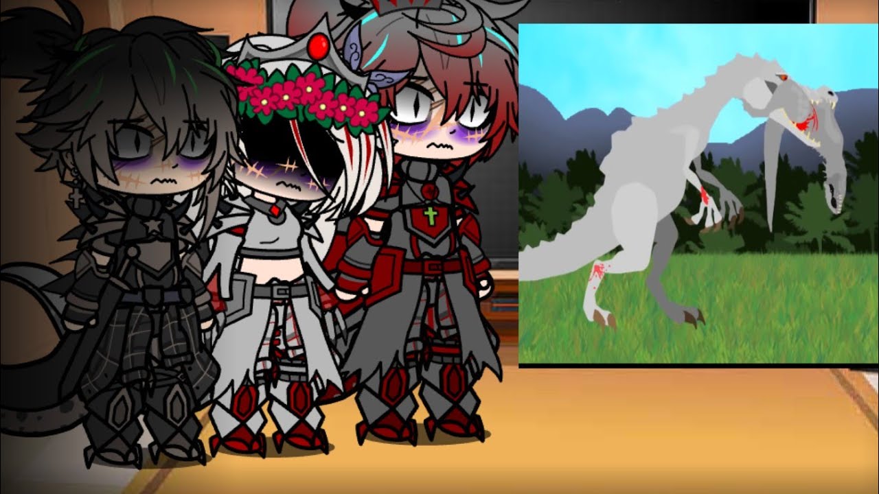 Dinos React The Rudy vs Indominus Rex (@DinoManiaYT) (🇺🇲/🇧🇷)
