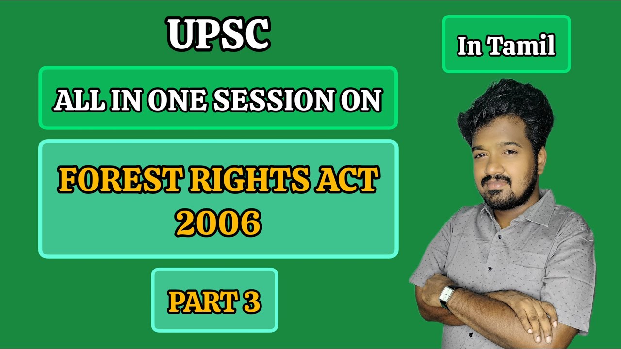 Forest Rights Acts (2006) Part 3 #upsc #upscexam #upsc2024 #forestservice #environment #policy