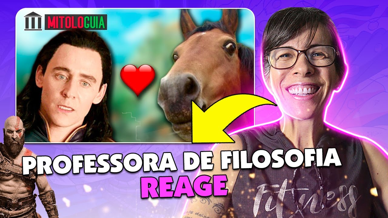 PROFESSORA de FILOSOFIA REAGE | Loki e o Cavalo - MITOLOGIA NÓRDICA (GUILHERME ANALISA)
