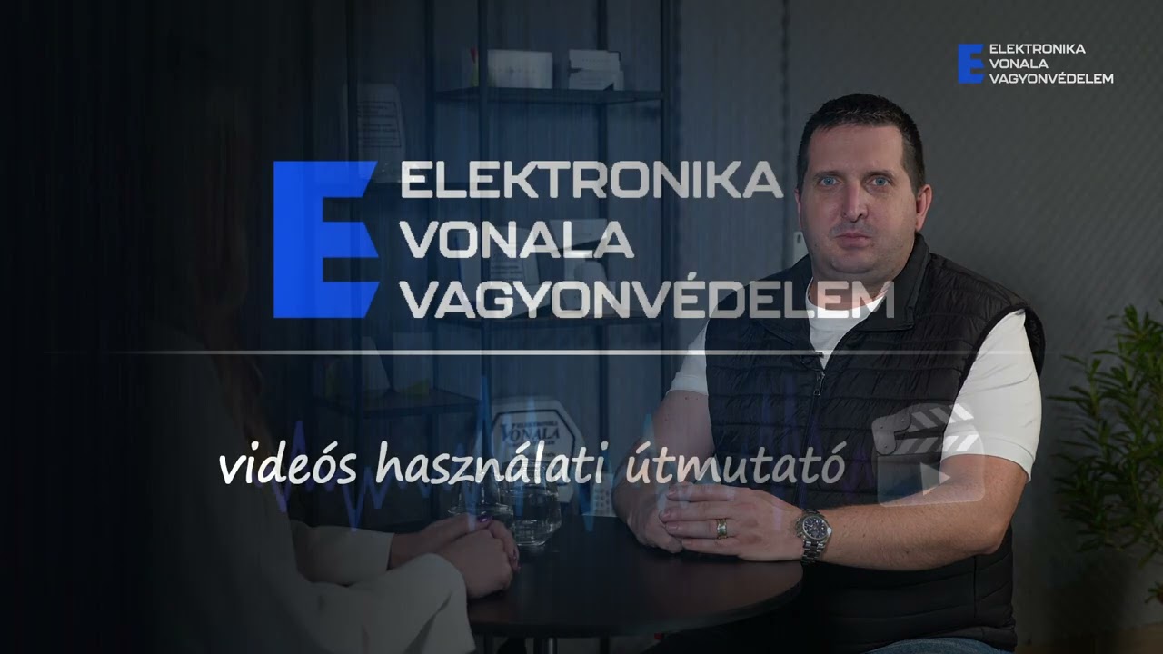Ajtócsengő funkció használata Paradox SP/MG riasztóközponton érintőképernyős kezelőegységgel.