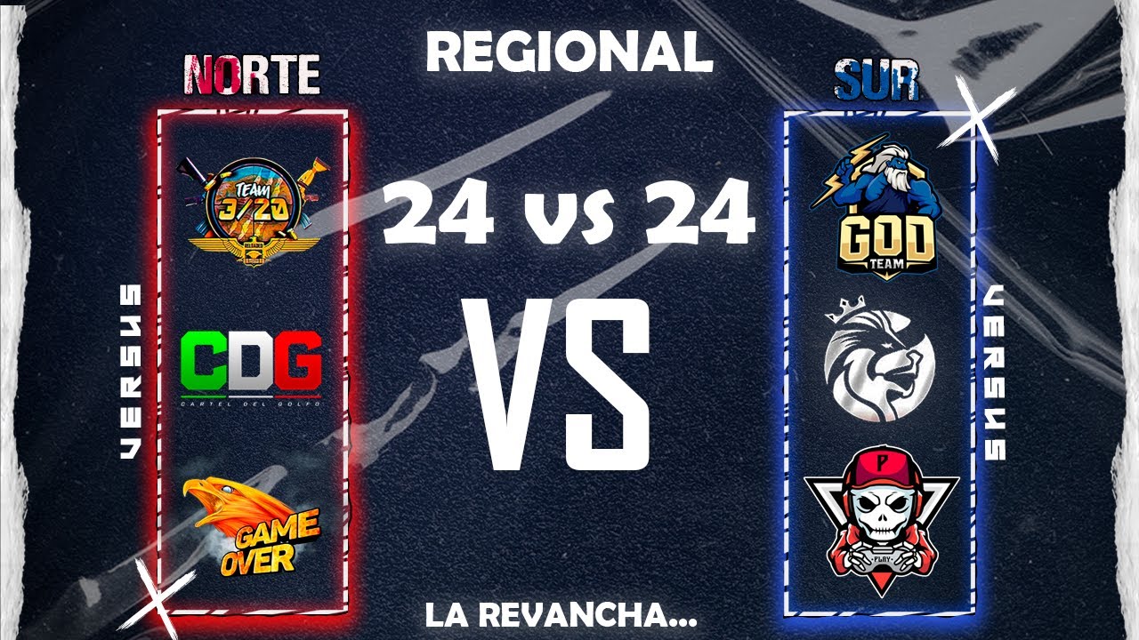 ¡HUMILLAMOS A NORTE EN LA REVANCHA!😴🔥 |24 VS 24| SUR VS NORTE 🥶 GOD, PLAY, OG, CDG, 320 Y RG4 🏆👹