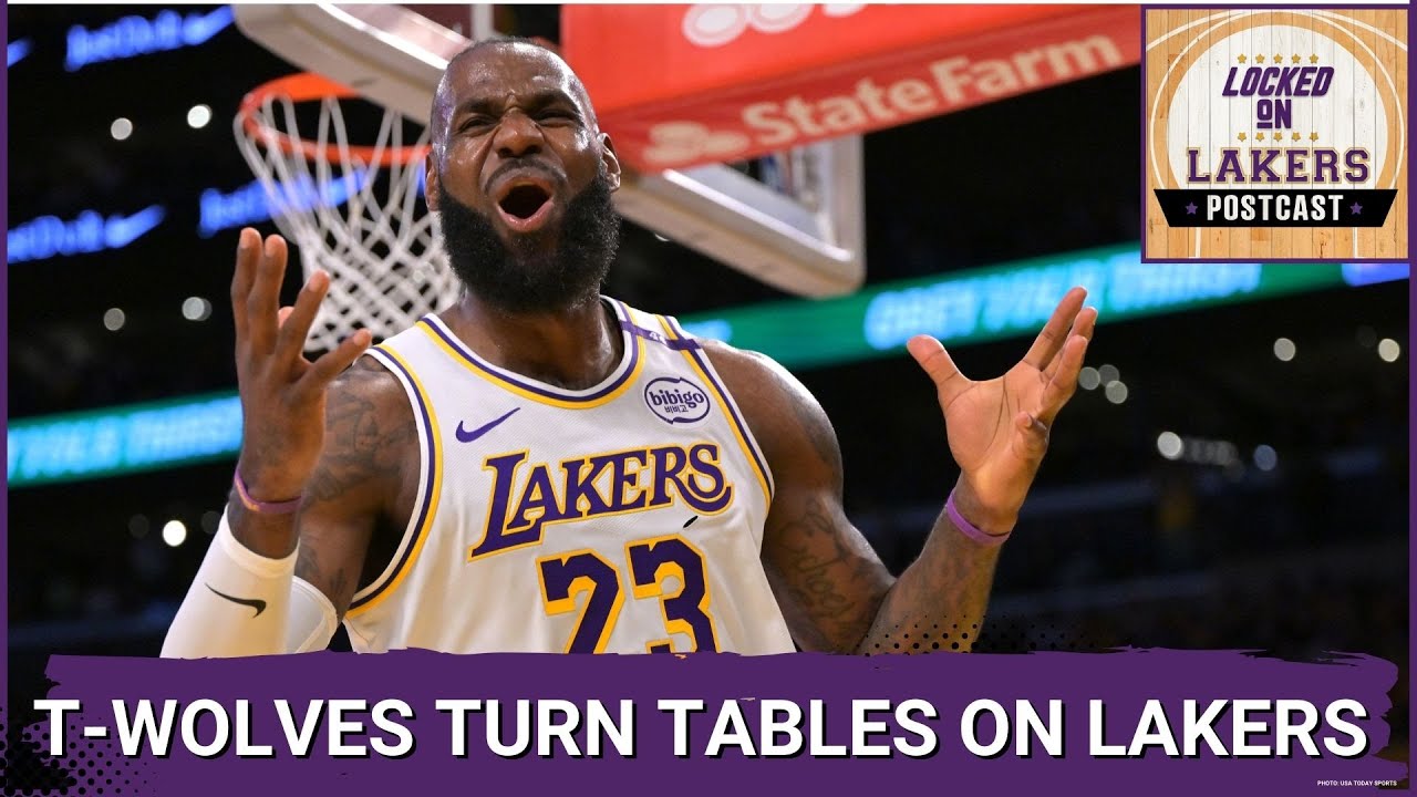 LAKERS POSTCAST Game 1  REACTION Lakers vs Wolves