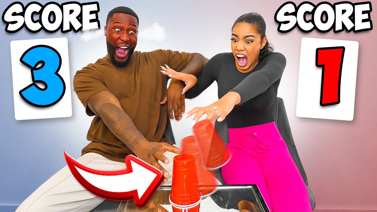 Grab The Cup Couples Challenge *Gets Intense*