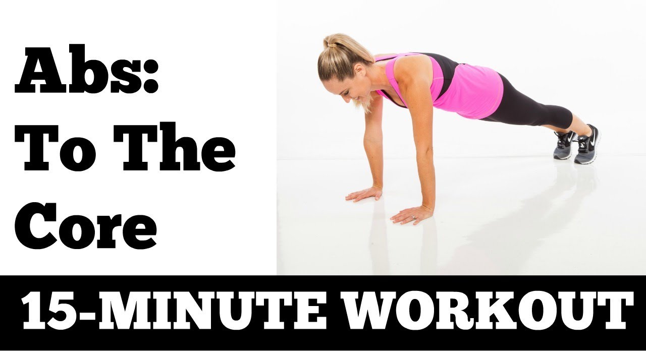 15-Minute Abs and Core Workout  Stomach Exercises no equipment needed