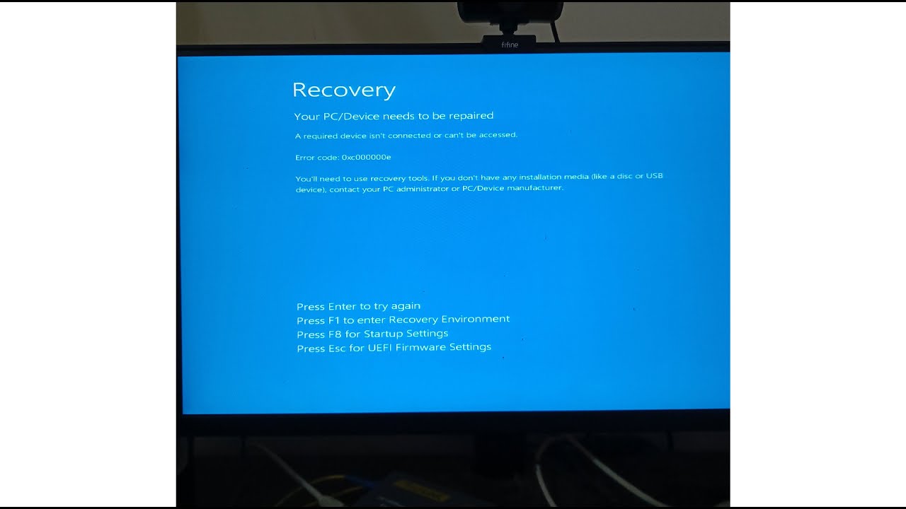 How to Fix Error Code 0xc000000 on Windows | 'A Required Device Isn't Connected' Boot Error Solution