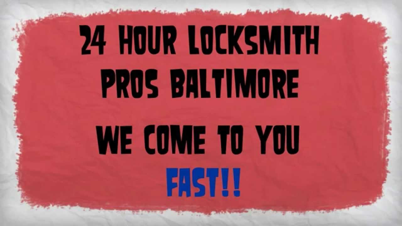 24 Hour Locksmith Baltimore (410) 709-1865