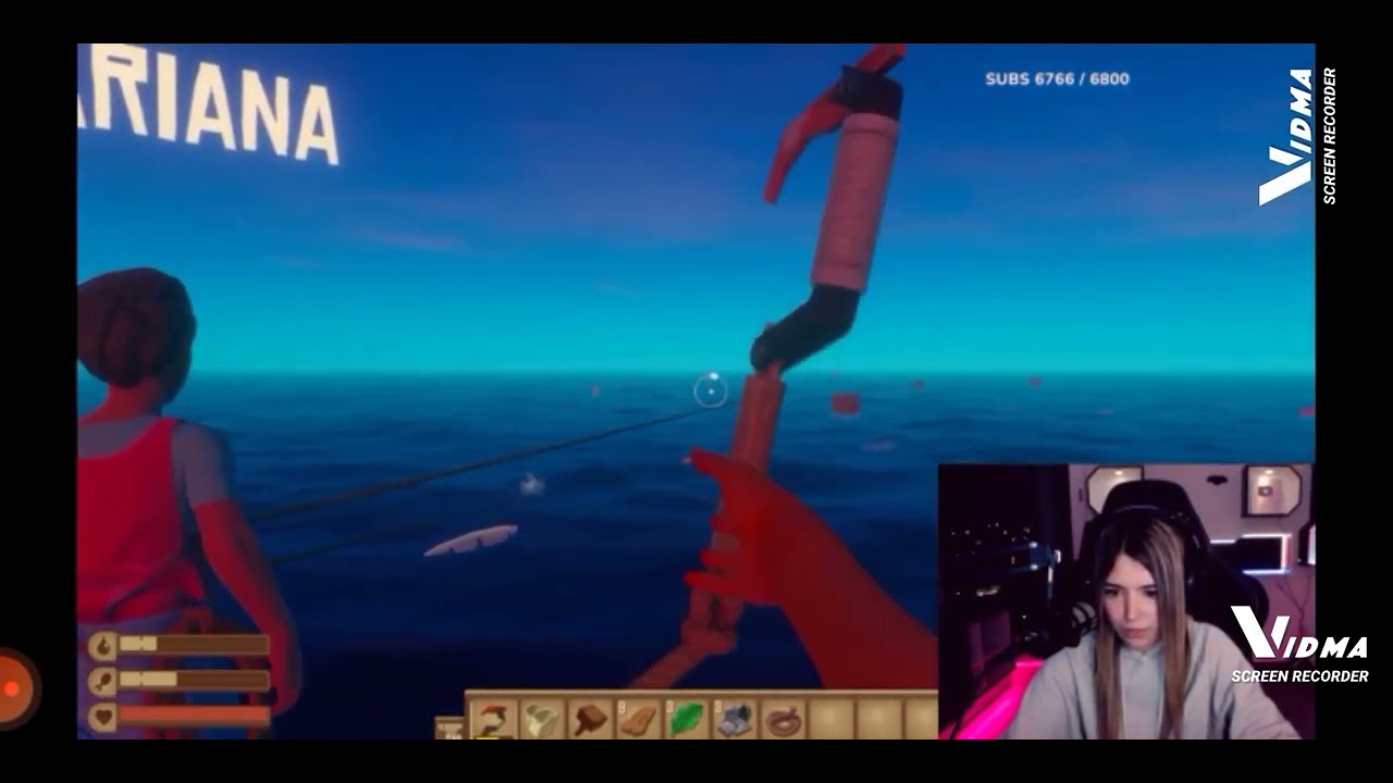 la RIVERS Y EL McTrio jugando RAFT 👀
