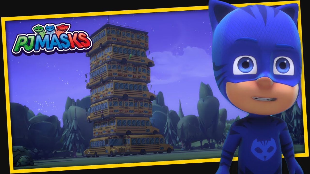 Night Ninja's SCHOOL BUS PLOT! 🚌 | PJ Masks Full Episode | Season 1 |