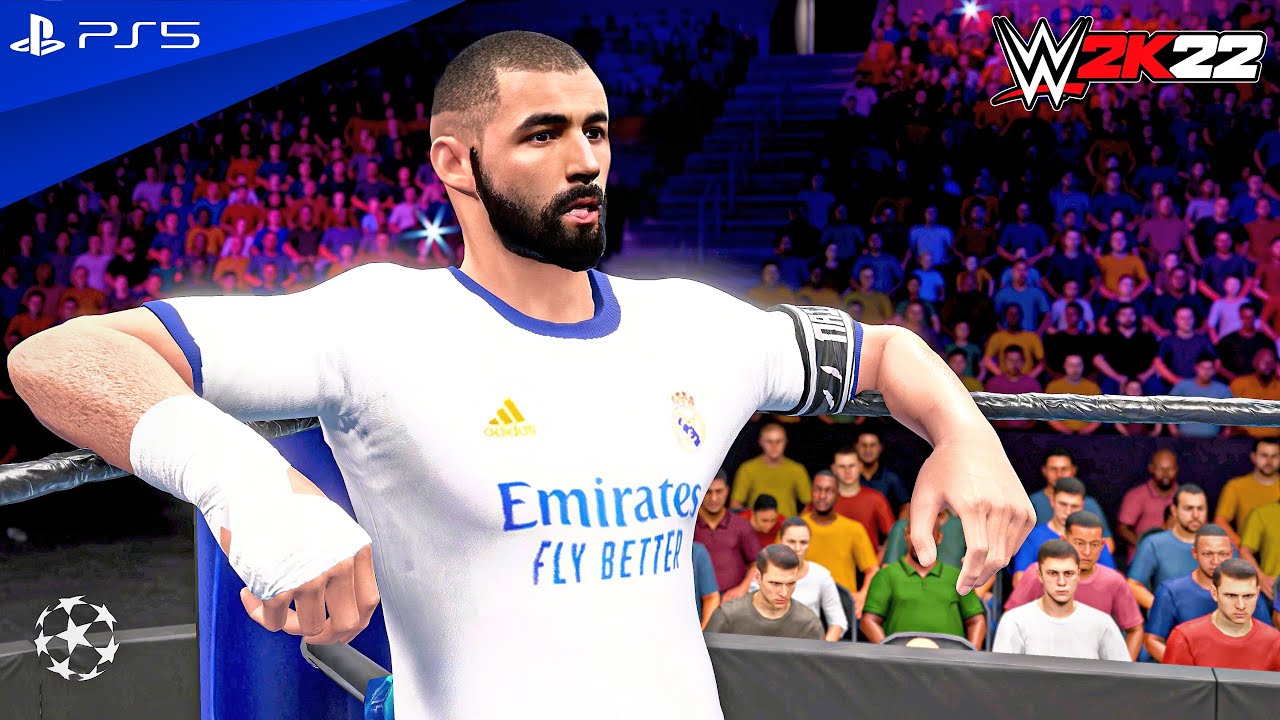 WWE 2K22 - Benzema vs. Lewandowski - Champions League Fight | PS5&trade; [4K60]