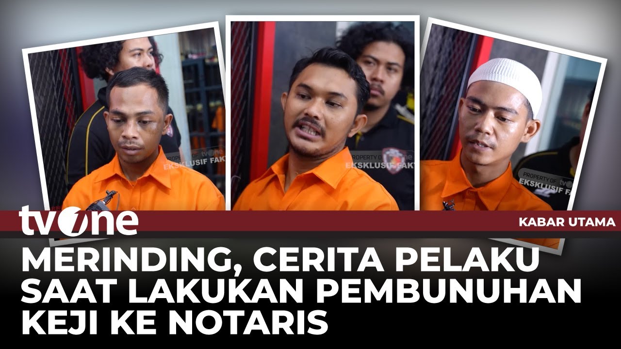EKSKLUSIF! Pengakuan 3 Pelaku Pembunuhan Keji Sang Notaris 