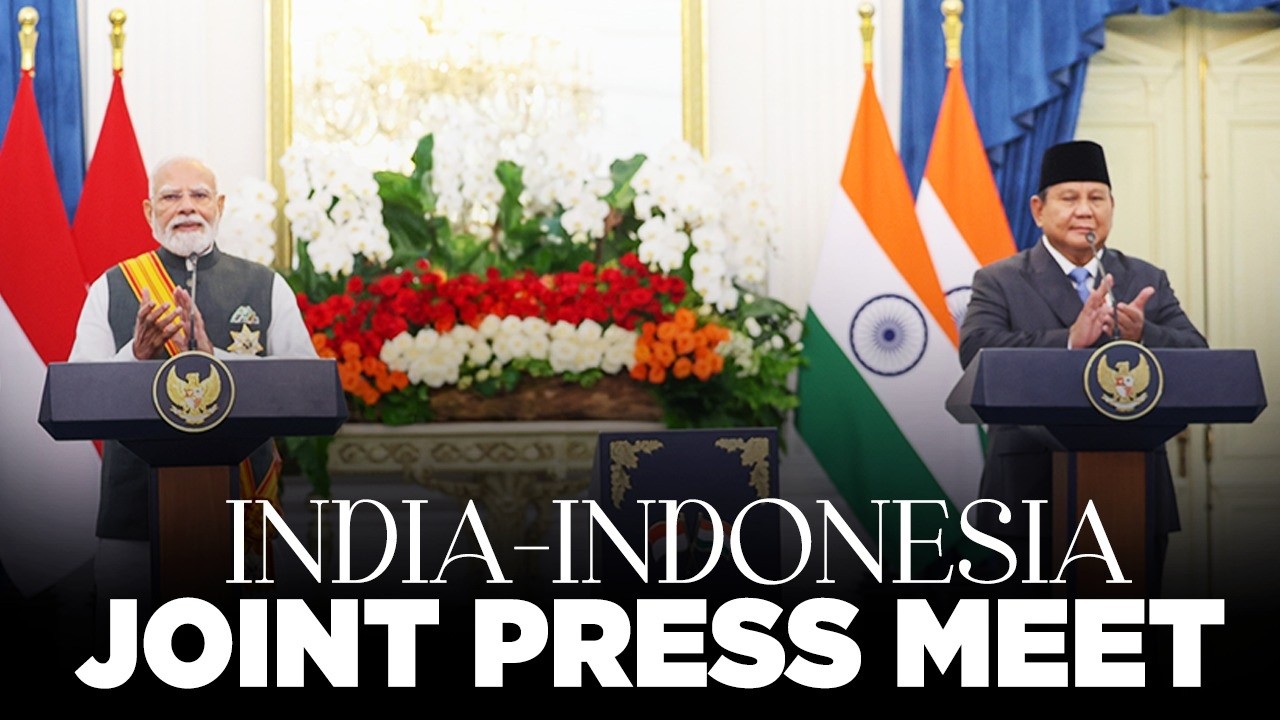 LIVE: PM Modi, President Prabowo Subianto attend joint press meet in Jakarta