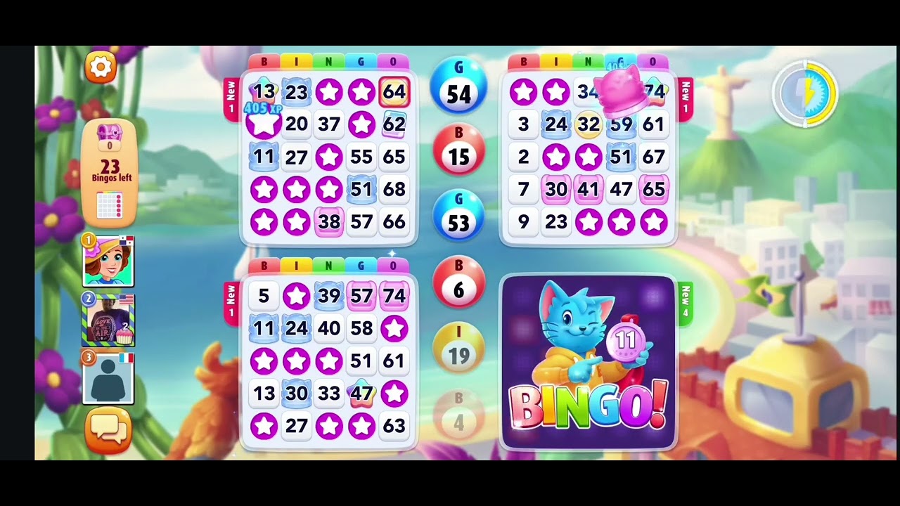 BINGO BLITZ GAMEPLAY | NO AUDIO | RIO + TAHITI | MINIGAMES 