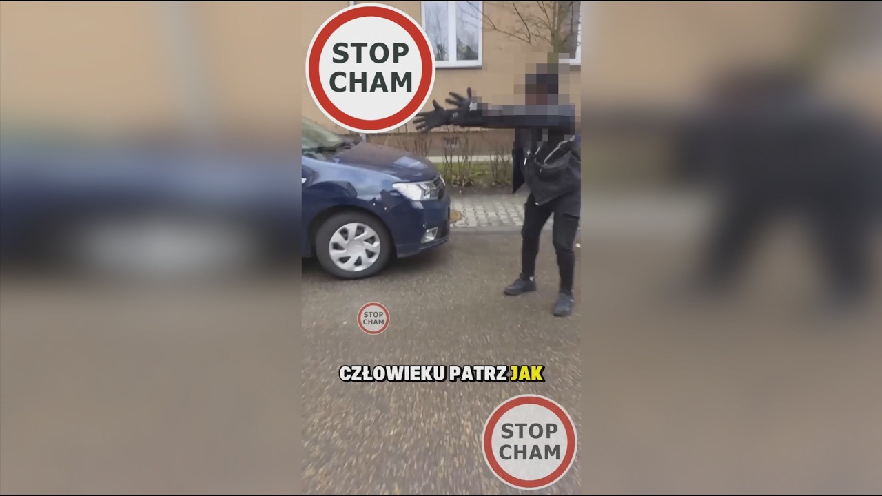 Blokada drogi osiedlowej w Bytomiu #2173 Wasze Filmy