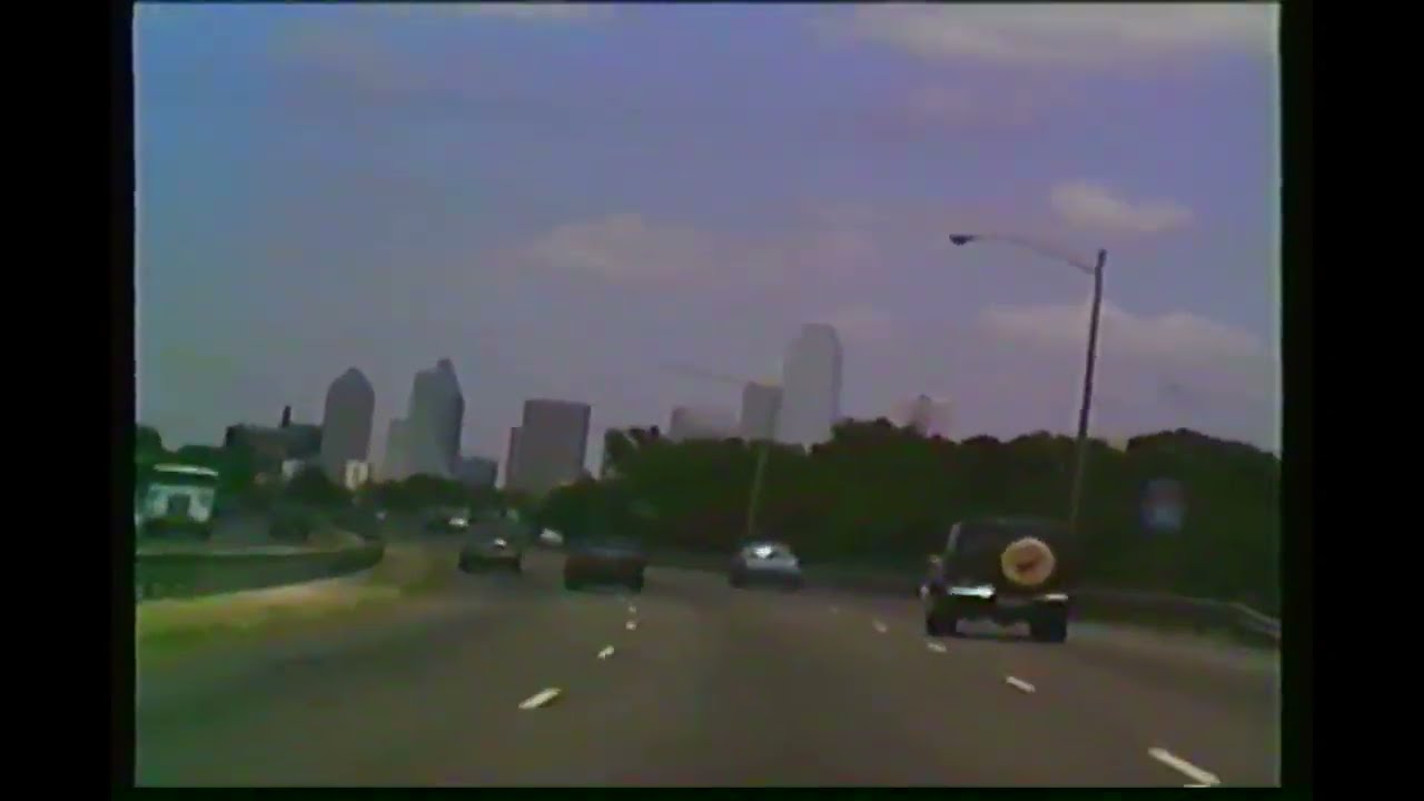 Driving Around Dallas in the late 1980s