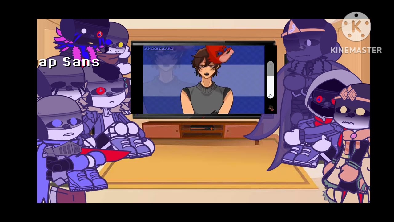 Sans AUS react to Some FNAF videos.|Sans AUS|+ 1 security breach video|I CANT DO ANYMORE WORK.