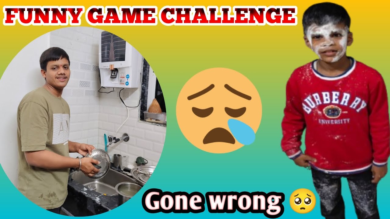 Funny game challange 😅🥺|| gone wrong 😭😅