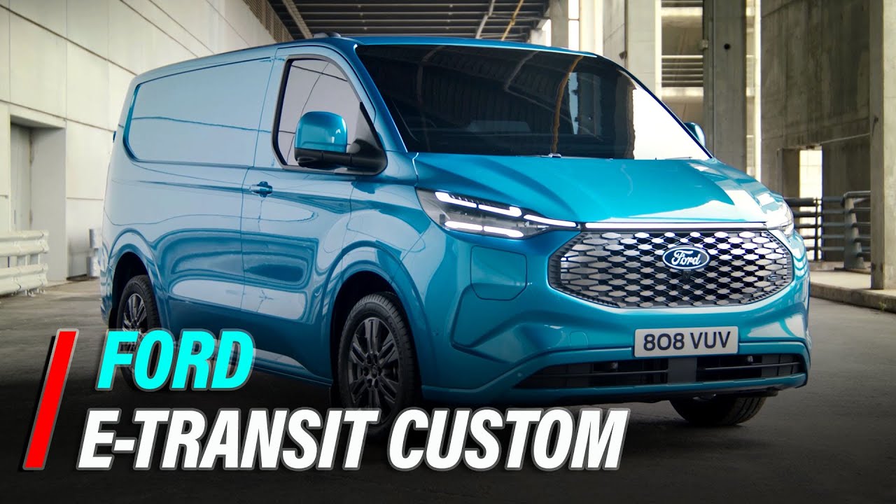 FIRST LOOK: 2023 Ford E-Transit Custom Is An Electric Van With A 236-Mile Range