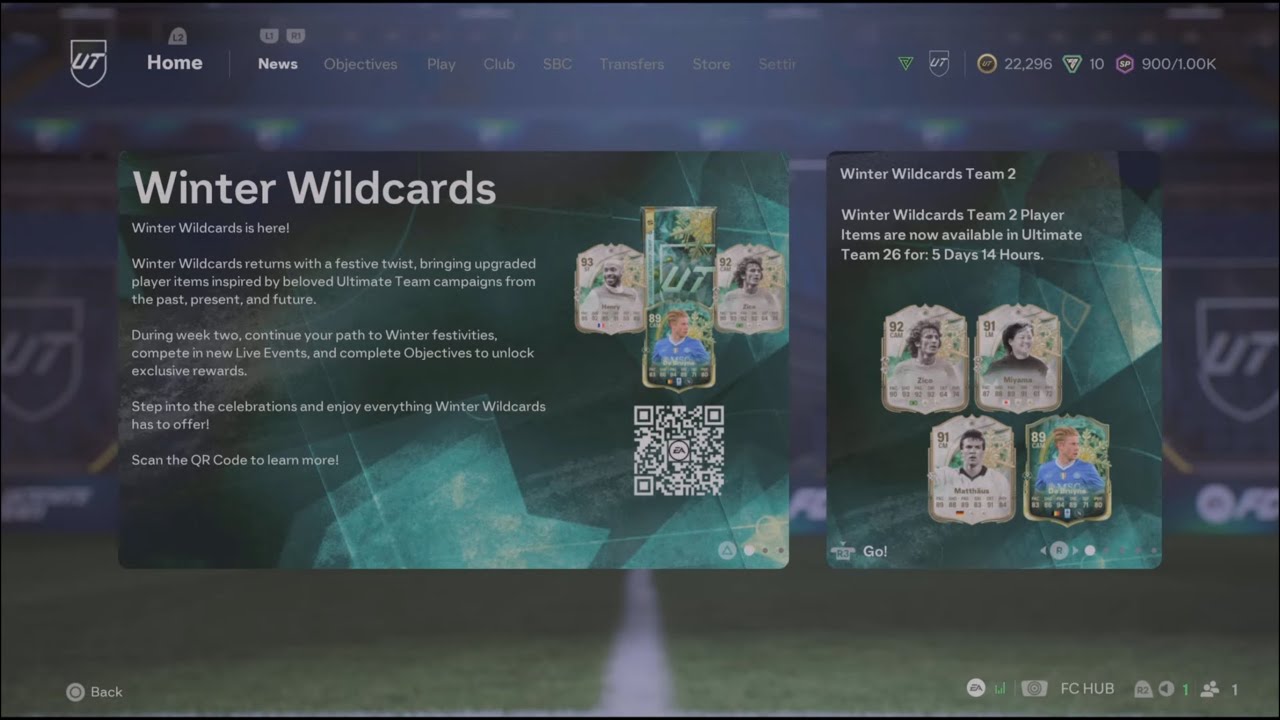 EA FC 26 Suomi: Winter Wildcards pakettien avauksesta muutama 87+ walkout