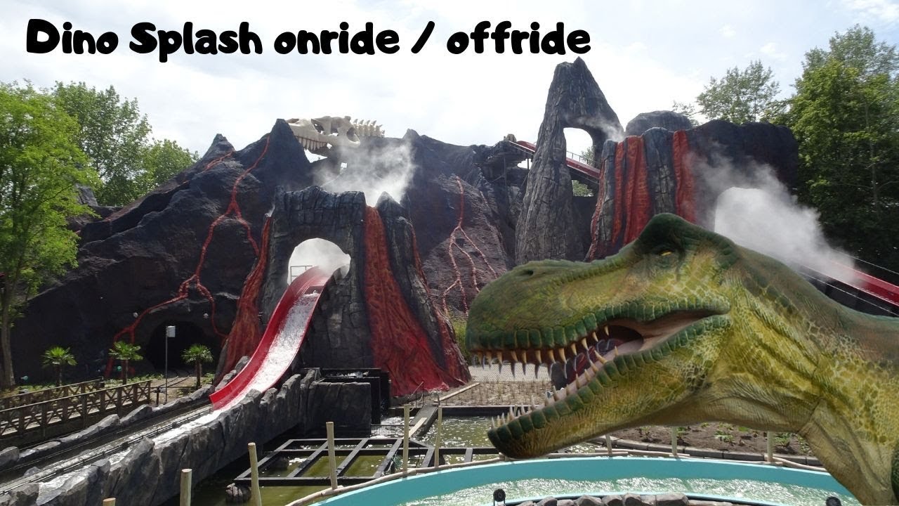 Dino splash (onride/offride) soft opening 2019 @ Plopsaland