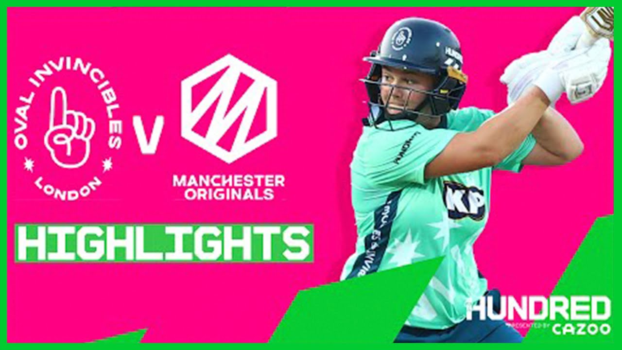 Thriller in Opener! | Oval Invincibles vs Manchester Originals  - Highlights | The Hundred 2021
