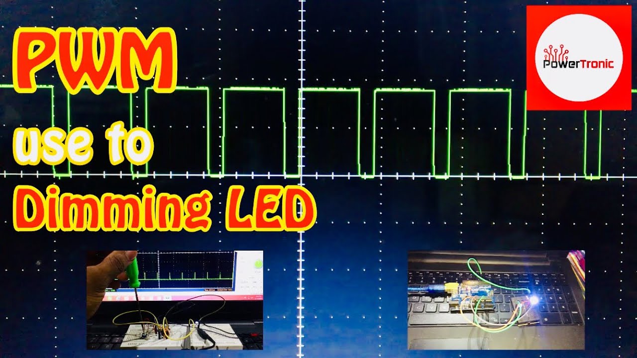 PWM use to dimming LED #power tronic project 12#