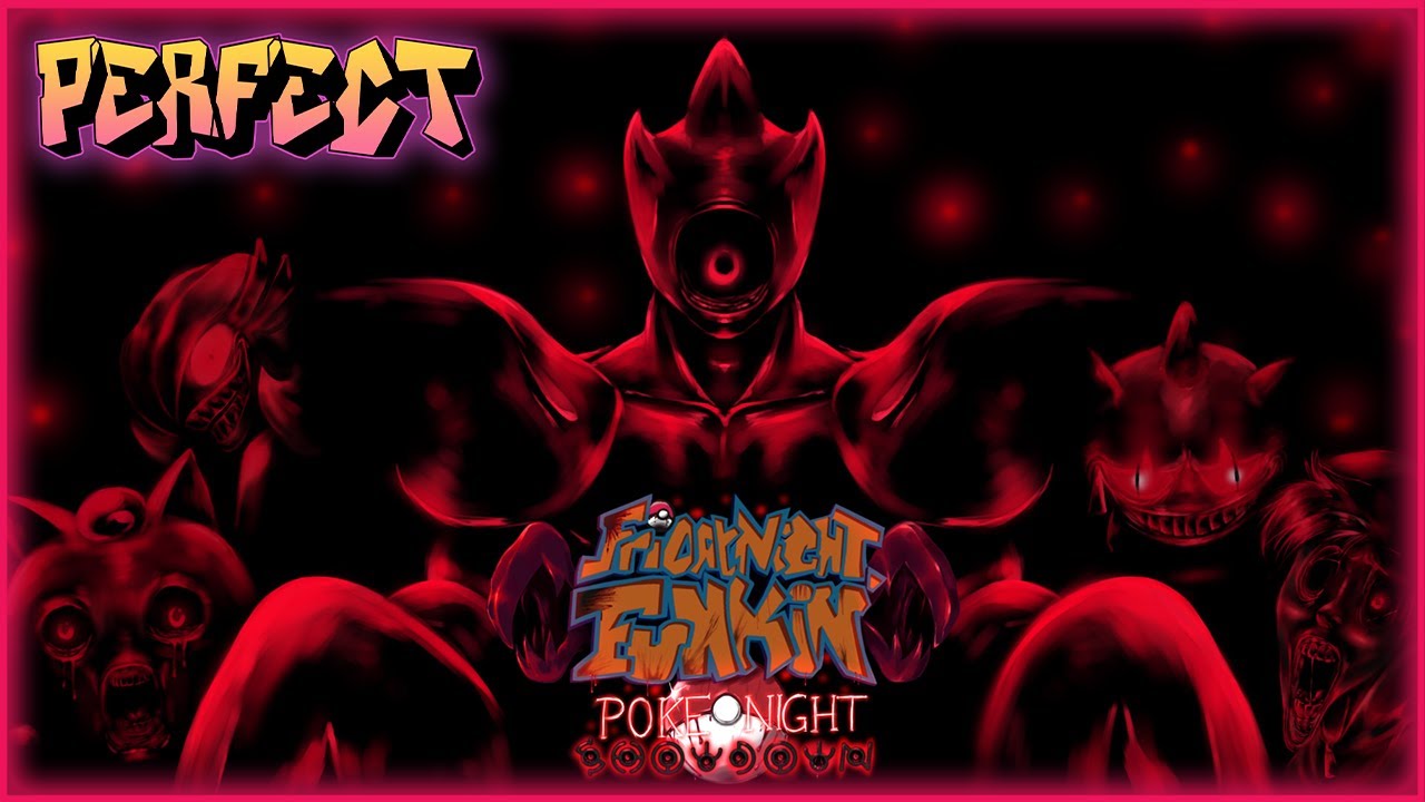 Poke Night Showdown (Incredible Pokemon Creepypasta Mod) - FNF Mod - Perfect Combo Showcase [HARD]