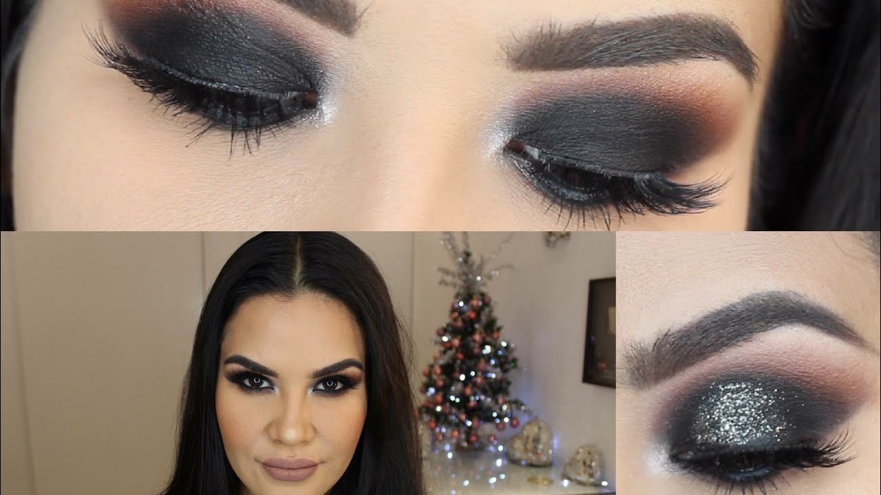 Smokey eye Clásico Negro 🎄/ Glitter✨ | Mytzi Cervantes